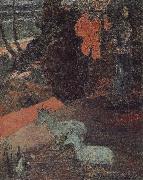 Paul Gauguin There are two sheep USA oil painting artist